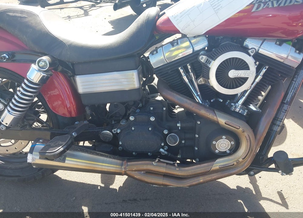 2012 HARLEY-DAVIDSON FXDB DYNA STREET BOB VIN: 1HD1GX416CC319481