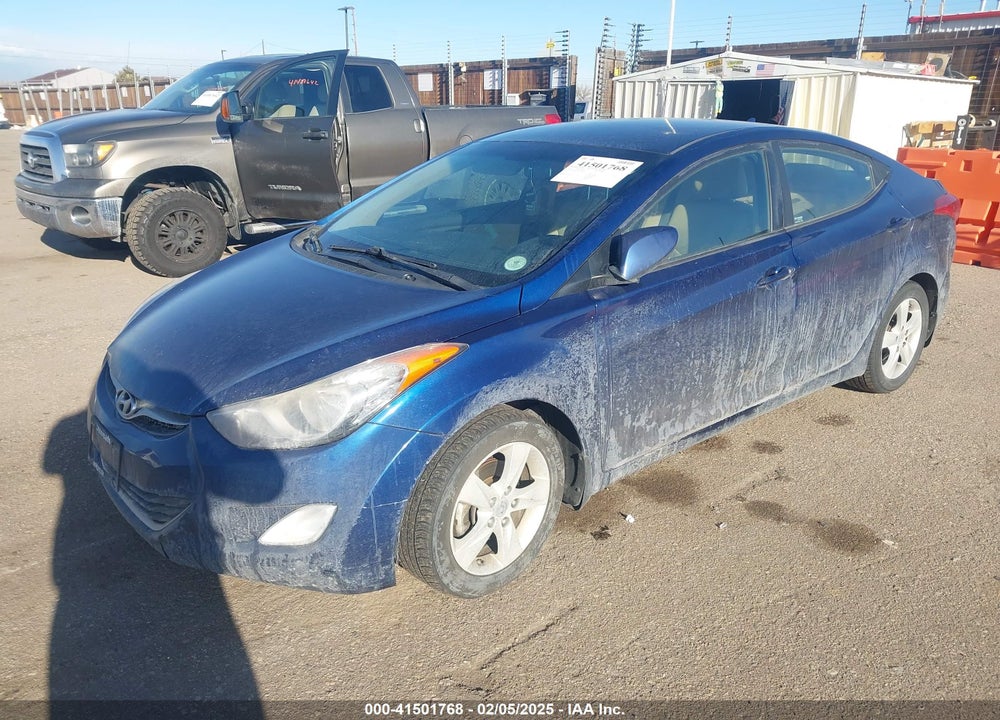 2013 HYUNDAI ELANTRA VIN: KMHDH4AE6DU871961