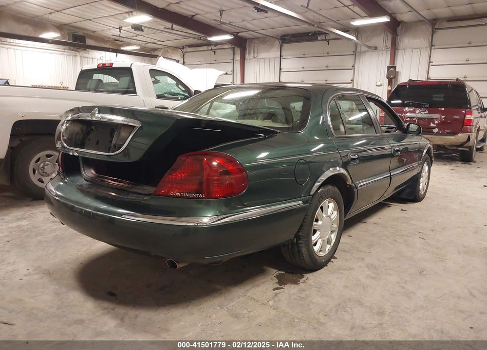 2001 LINCOLN CONTINENTAL VIN: 1LNHM97V11Y691910