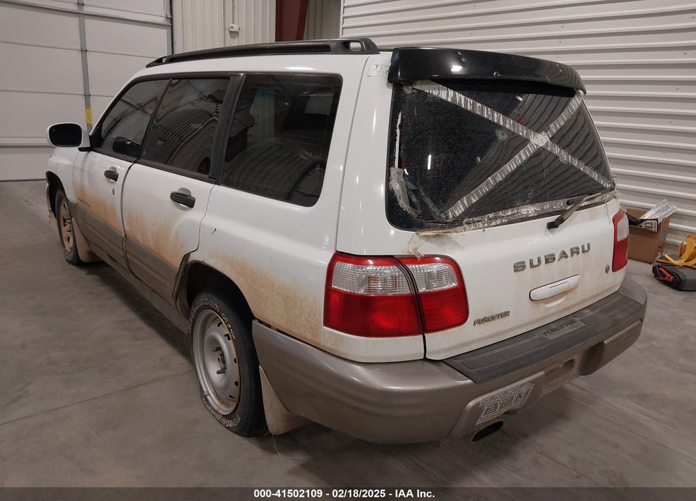 2002 SUBARU FORESTER S VIN: JF1SF65582G753693