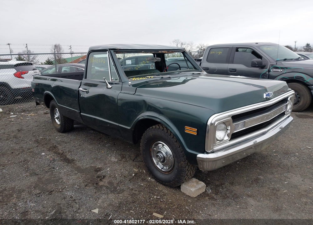 1970 CHEV C10 STEPSIDE W/LONG BED VIN: CE140B154002