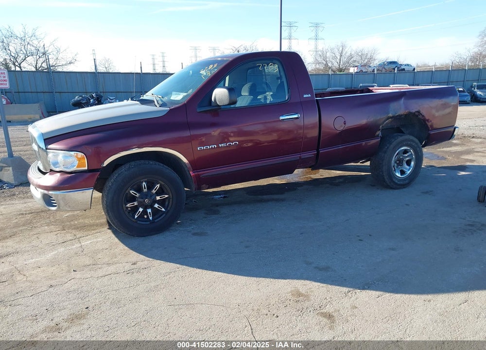 2002 DODGE RAM 1500 ST VIN: 1D7HA16N92J230616