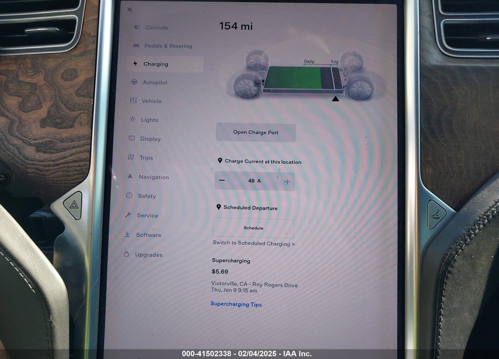 2017 TESLA MODEL S VIN: 5YJSA1E15HF204254
