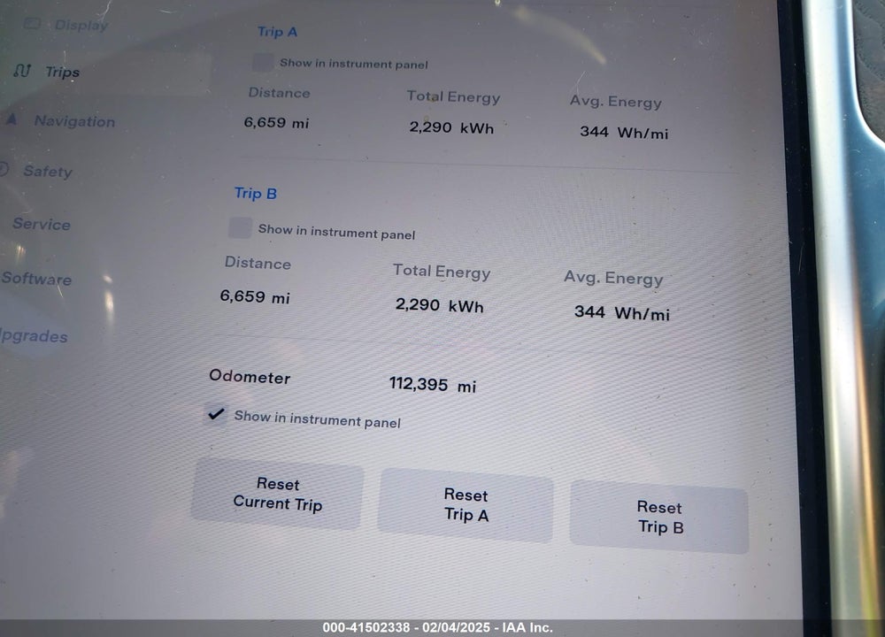 2017 TESLA MODEL S VIN: 5YJSA1E15HF204254