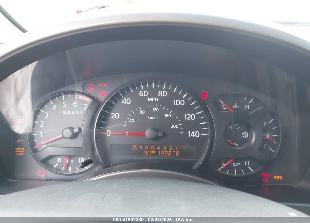 2004 NISSAN TITAN SE VIN: 1N6AA07B54N513193