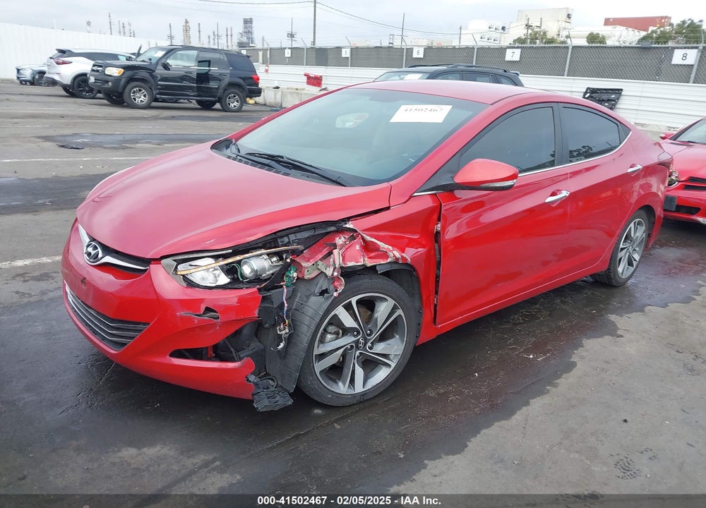 2014 HYUNDAI ELANTRA LIMITED VIN: KMHDH4AE2EU127713