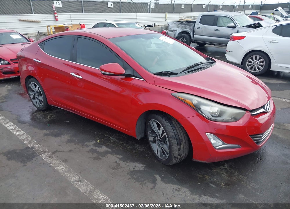 2014 HYUNDAI ELANTRA LIMITED VIN: KMHDH4AE2EU127713