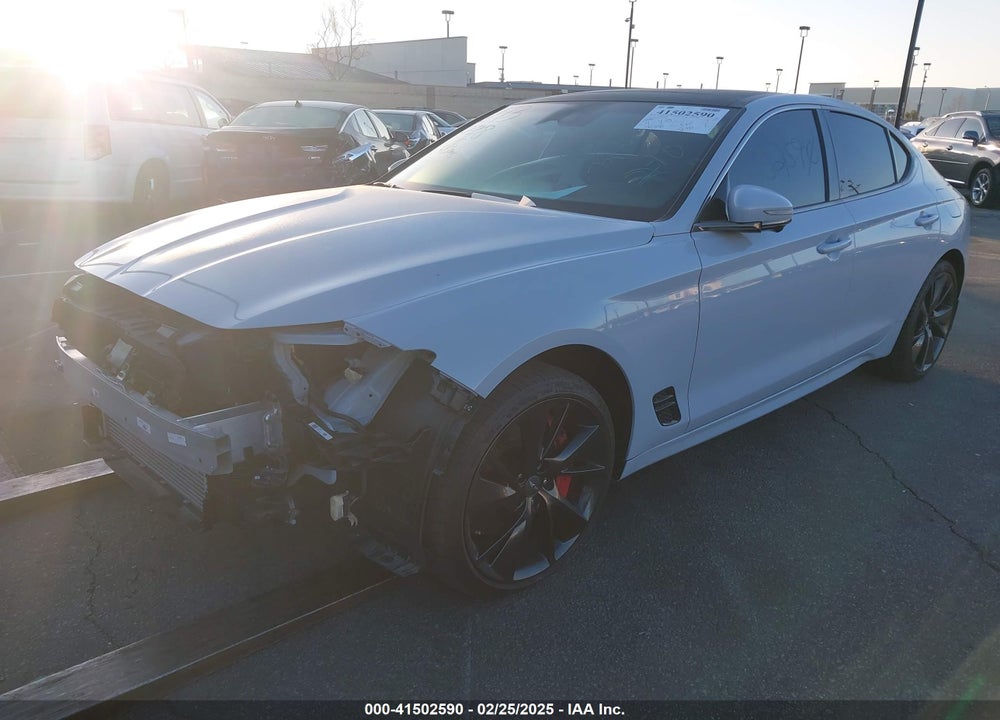 2022 GENESIS G70 3.3T RWD VIN: KMTG54TE4NU097803