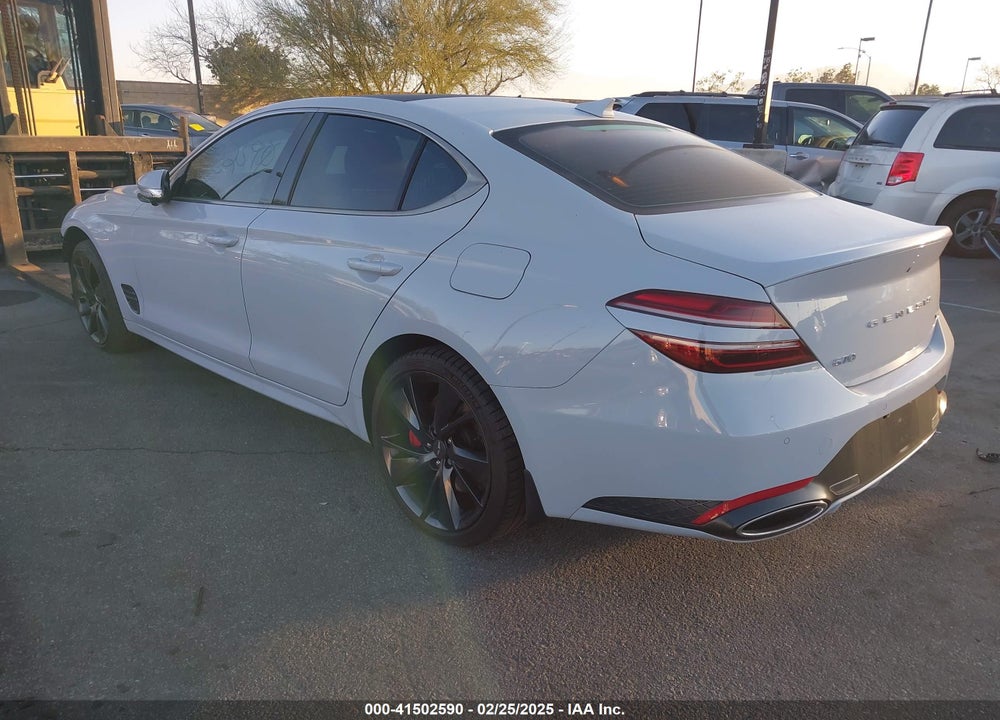 2022 GENESIS G70 3.3T RWD VIN: KMTG54TE4NU097803