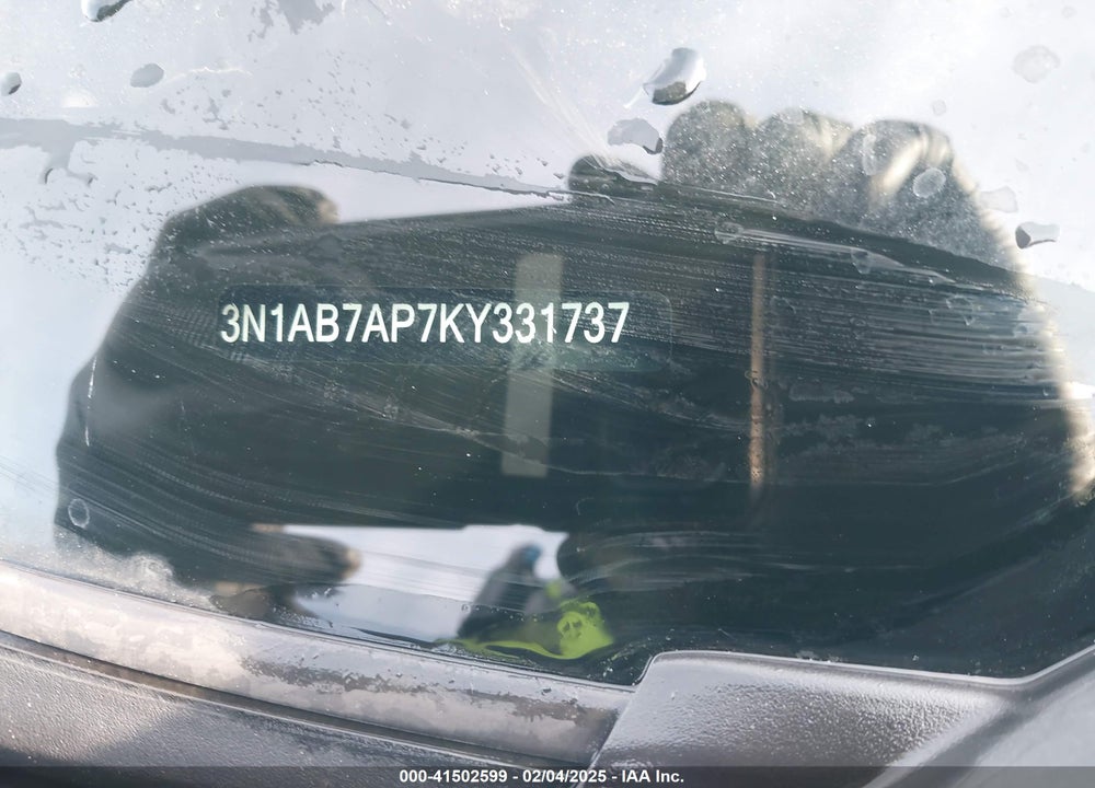 2019 NISSAN SENTRA VIN: 3N1AB7AP7KY331737