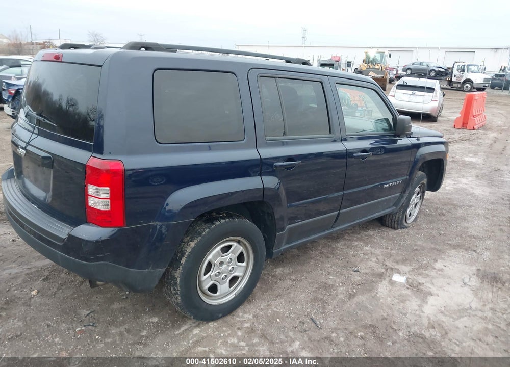 2016 JEEP PATRIOT SPORT VIN: 1C4NJPBB3GD532971