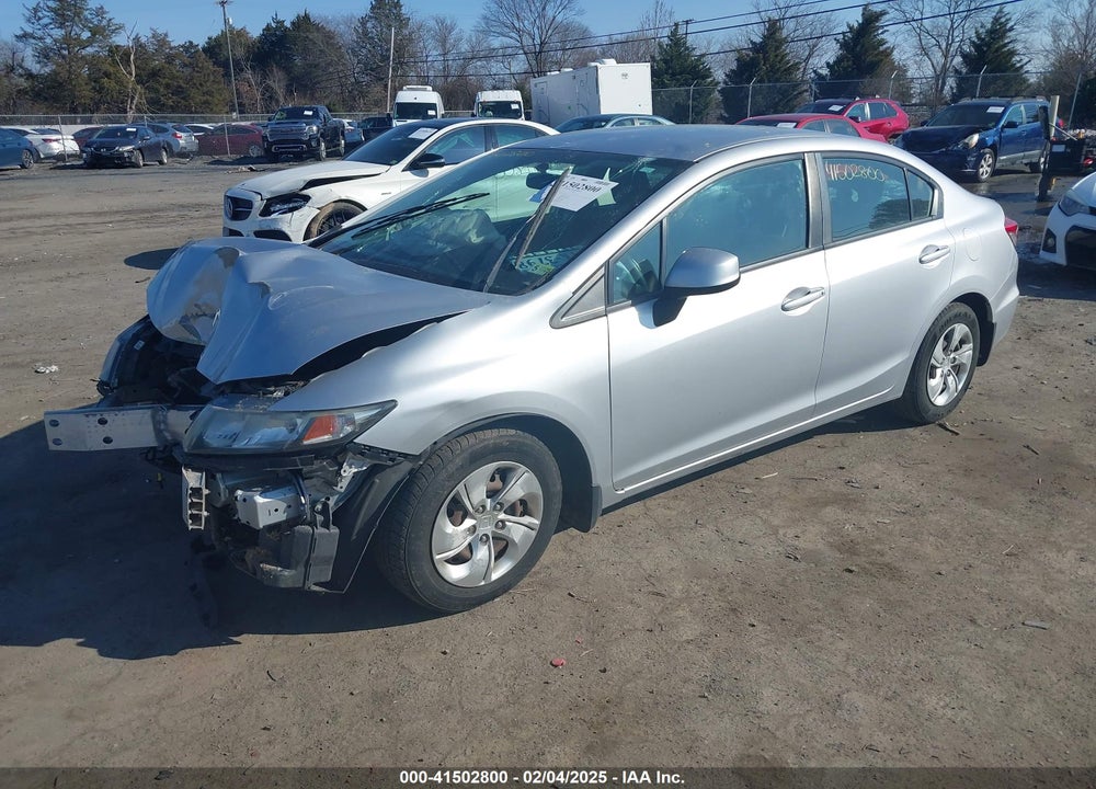 2013 HONDA CIVIC VIN: 2HGFB2F51DH548479