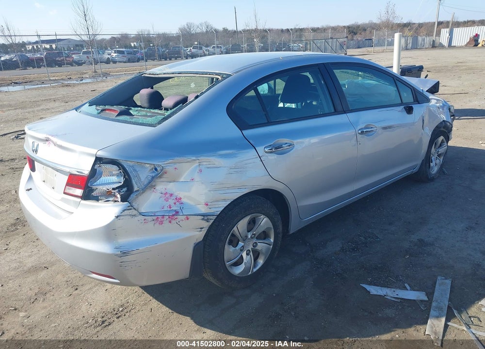 2013 HONDA CIVIC VIN: 2HGFB2F51DH548479