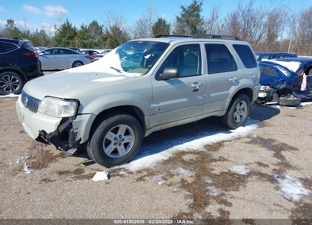 2007 MERCURY MARINER HYBRID VIN: 4M2CU39H07KJ20952