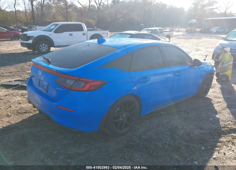 2022 HONDA CIVIC VIN: 19XFL2H84NE000198