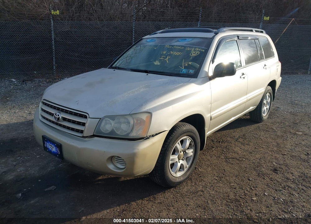 2003 TOYOTA HIGHLANDER VIN: JTEGD21A830047881
