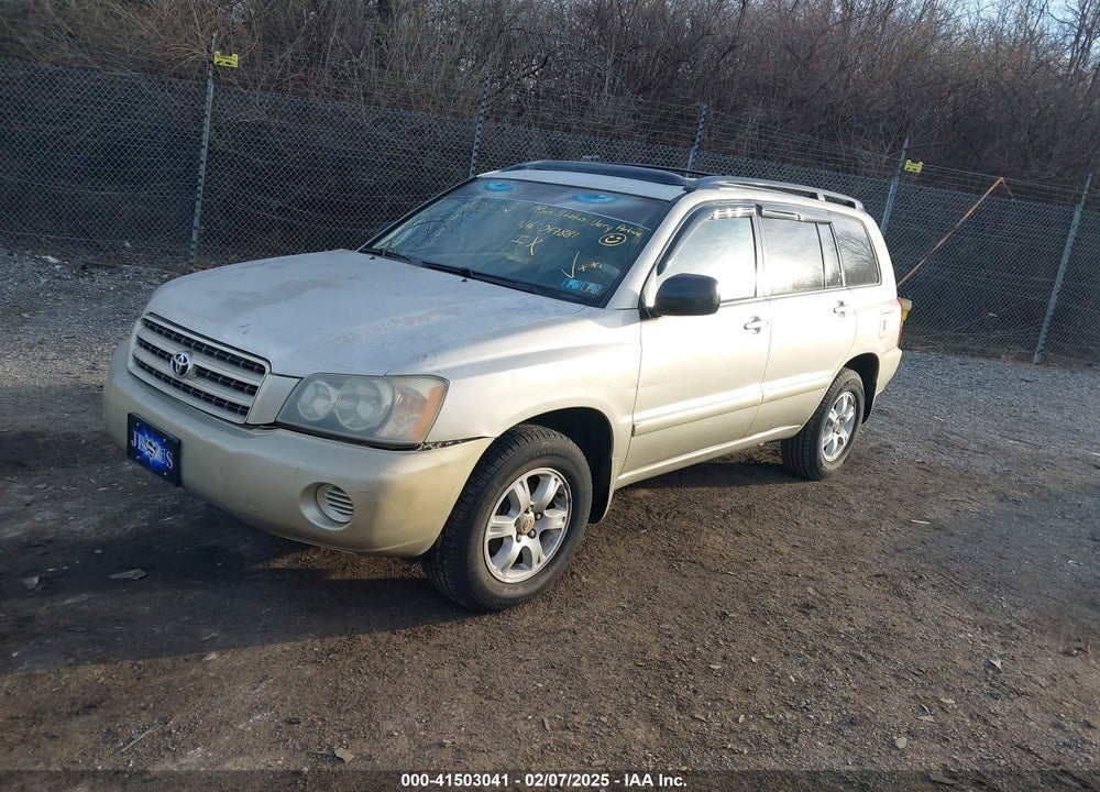 2003 TOYOTA HIGHLANDER VIN: JTEGD21A830047881
