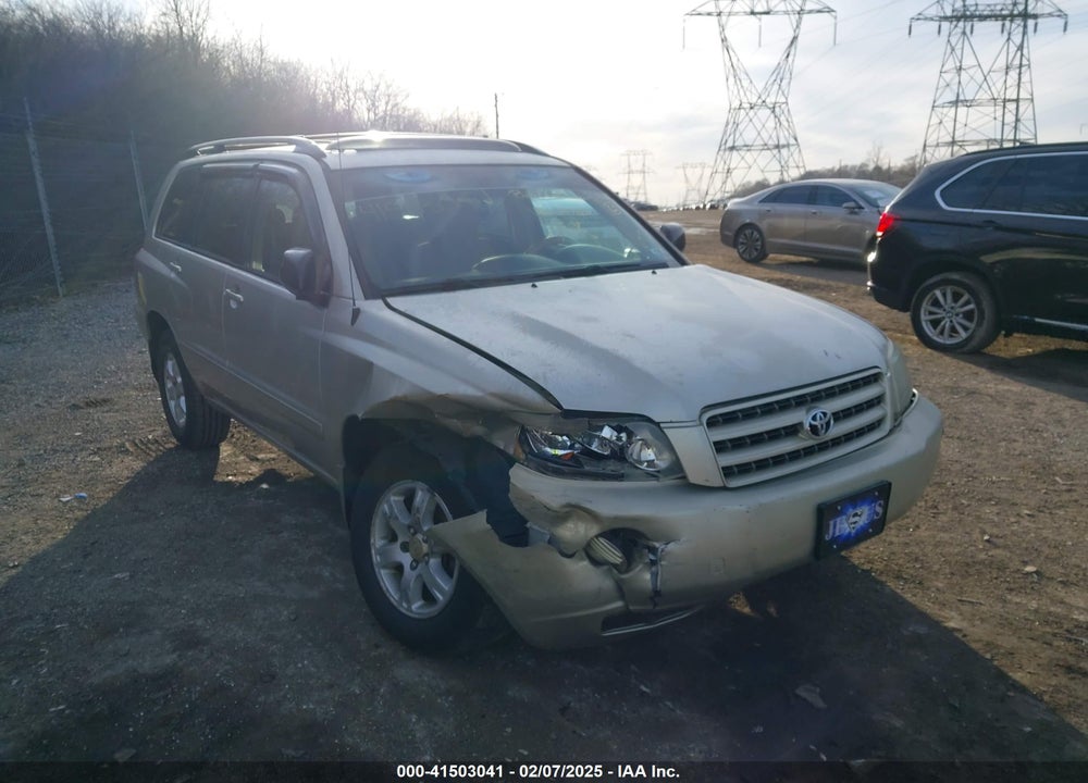 2003 TOYOTA HIGHLANDER VIN: JTEGD21A830047881