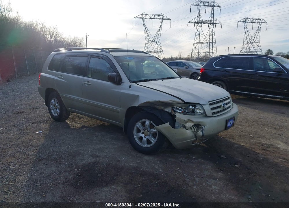 2003 TOYOTA HIGHLANDER VIN: JTEGD21A830047881
