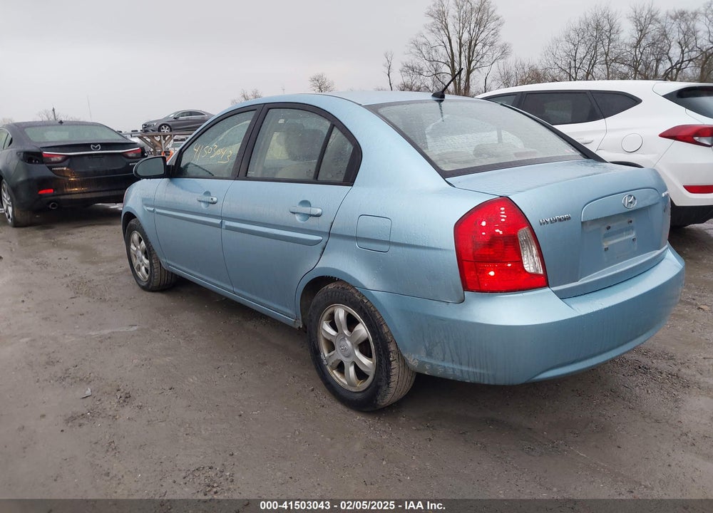 2006 HYUNDAI ACCENT GLS VIN: KMHCN46C06U029311