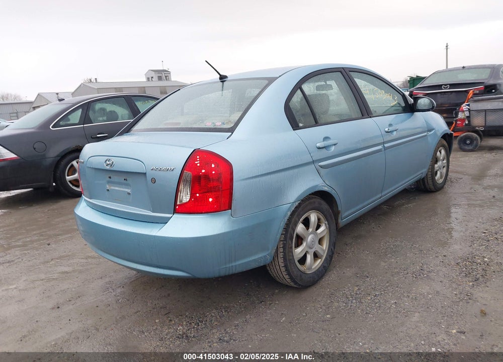 2006 HYUNDAI ACCENT GLS VIN: KMHCN46C06U029311