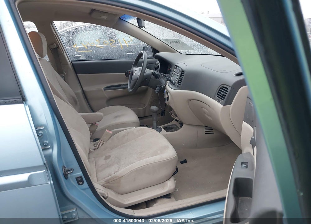 2006 HYUNDAI ACCENT GLS VIN: KMHCN46C06U029311