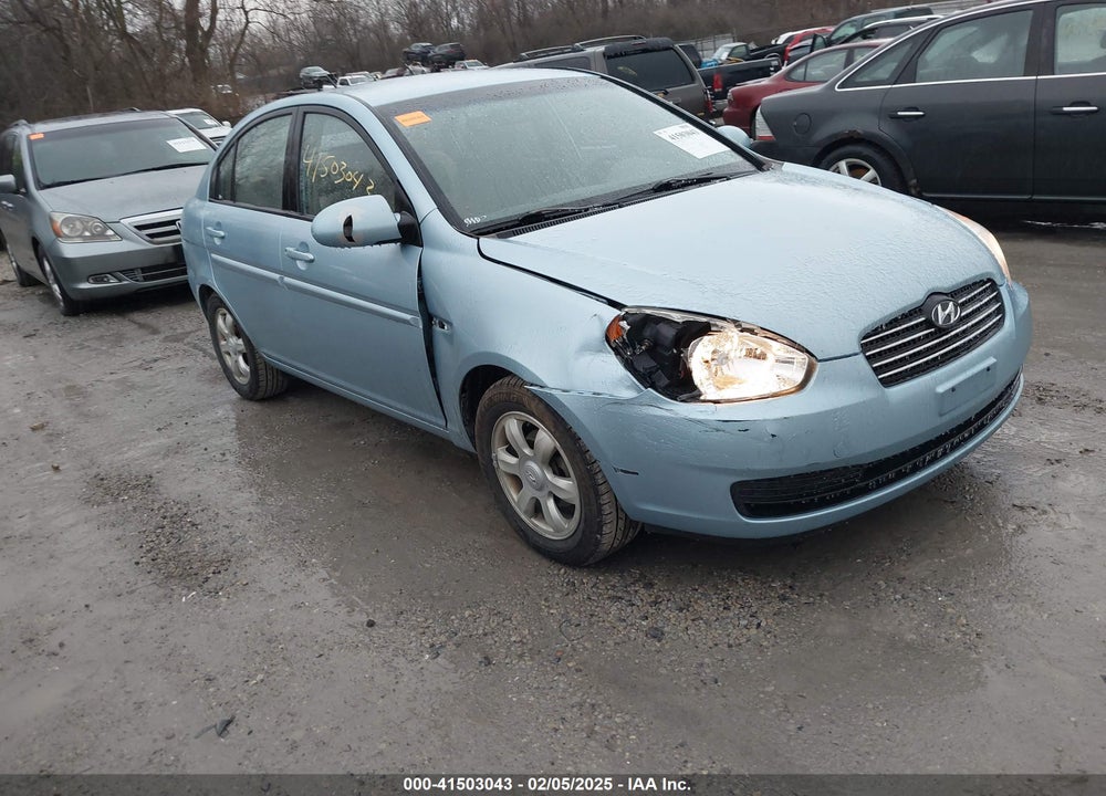 2006 HYUNDAI ACCENT GLS VIN: KMHCN46C06U029311