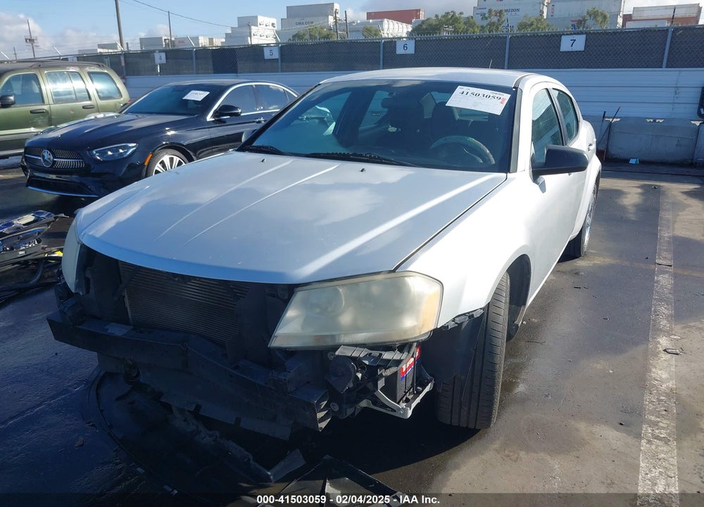 2011 DODGE AVENGER VIN: 1B3BD4FBXBN591829