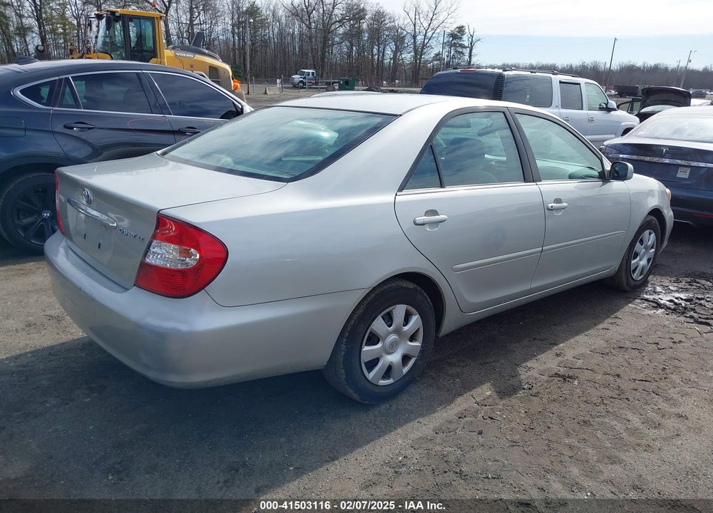 2004 TOYOTA CAMRY VIN: 4T1BE32K54U816125
