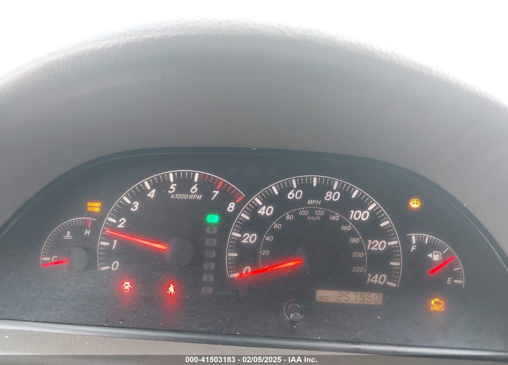 2006 TOYOTA CAMRY VIN: 4T1BE32K06U644606