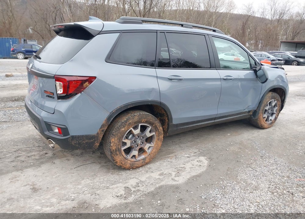 2022 HONDA PASSPORT AWD TRAILSPORT VIN: 5FNYF8H61NB018170
