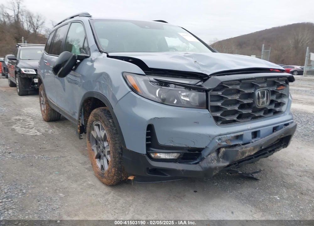 2022 HONDA PASSPORT AWD TRAILSPORT VIN: 5FNYF8H61NB018170