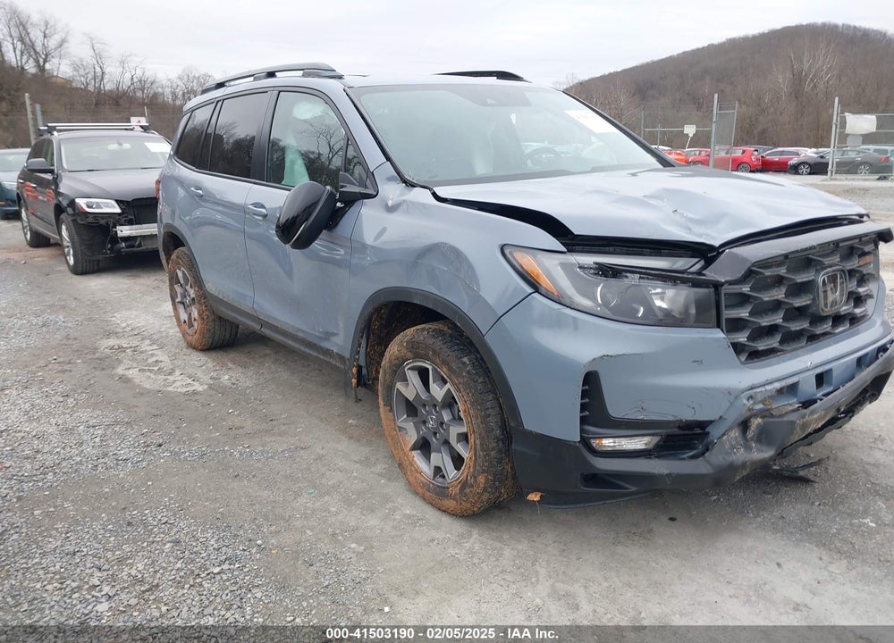 2022 HONDA PASSPORT AWD TRAILSPORT VIN: 5FNYF8H61NB018170