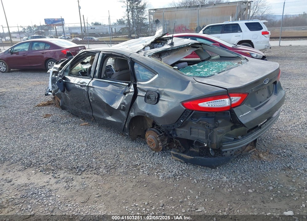 2016 FORD FUSION VIN: 3FA6P0G75GR389694