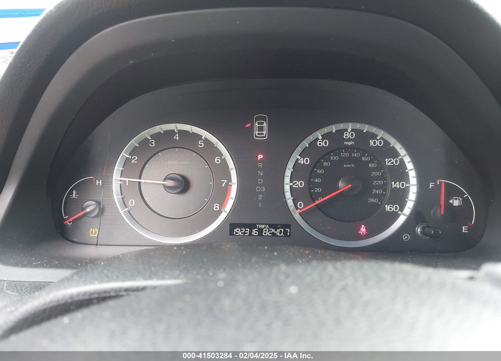 2009 HONDA ACCORD VIN: 1HGCP26829A019272