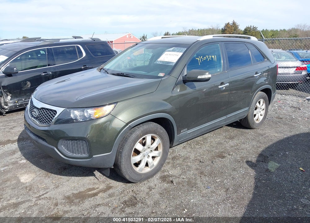 2012 KIA SORENTO LX V6 VIN: 5XYKTDA27CG227093