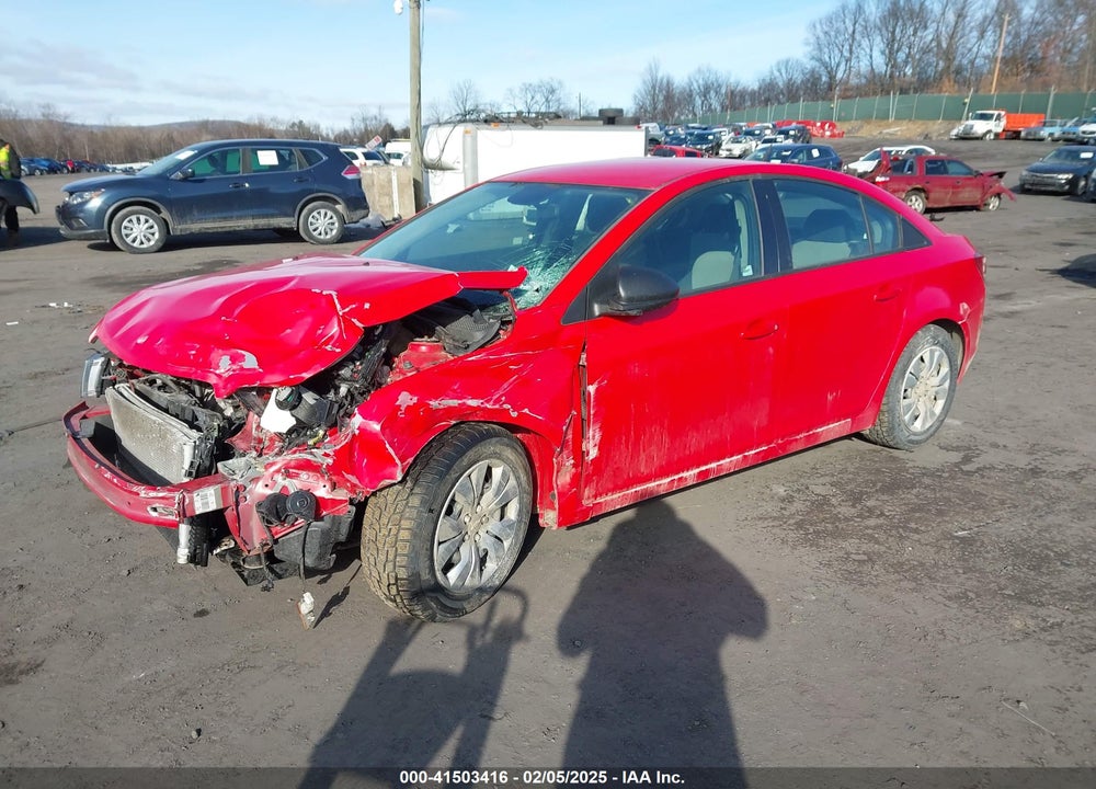 2014 CHEVROLET CRUZE LS MANUAL VIN: 1G1PB5SG8E7200941