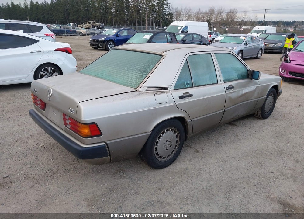 1991 MERCEDES-BENZ 190 E 2.6 VIN: WDBDA29D4MF861327