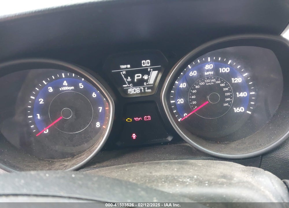 2014 HYUNDAI ELANTRA LIMITED VIN: 5NPDH4AE7EH489034