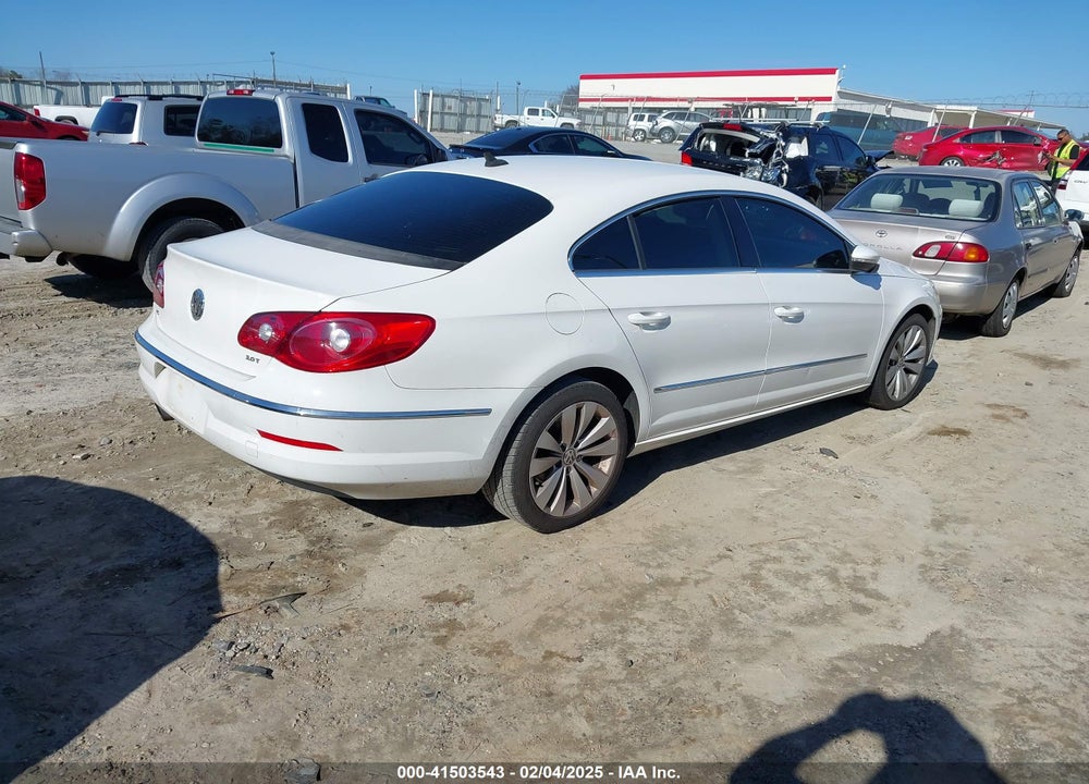 2010 VOLKSWAGEN CC SPORT VIN: WVWMN7AN4AE539490