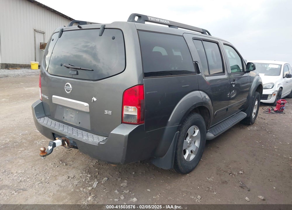 2007 NISSAN PATHFINDER SE VIN: 5N1AR18W77C641742