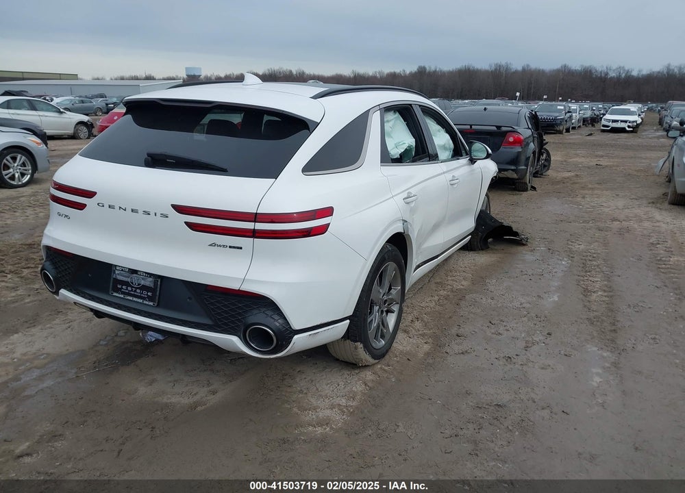 2022 GENESIS GV70 3.5T AWD SPORT VIN: KMUMCDTCXNU015768