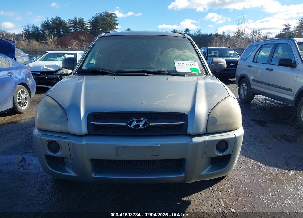 2007 HYUNDAI TUCSON GLS VIN: KM8JM12B67U536463