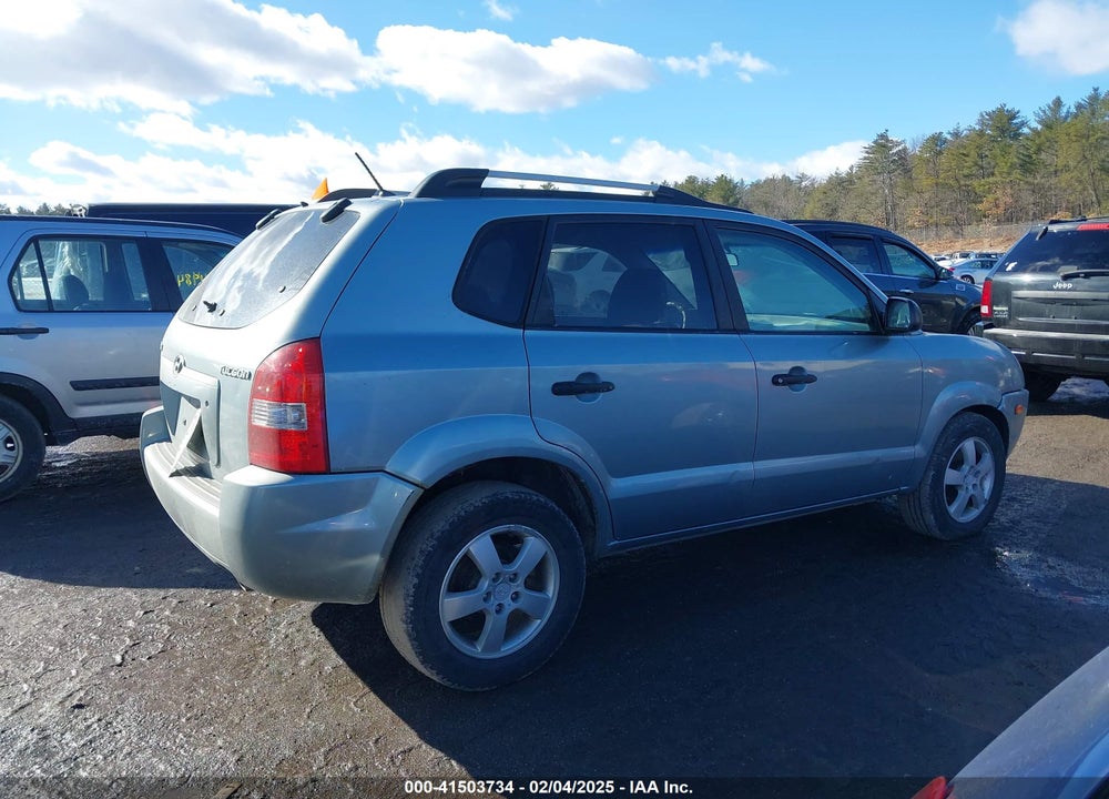 2007 HYUNDAI TUCSON GLS VIN: KM8JM12B67U536463