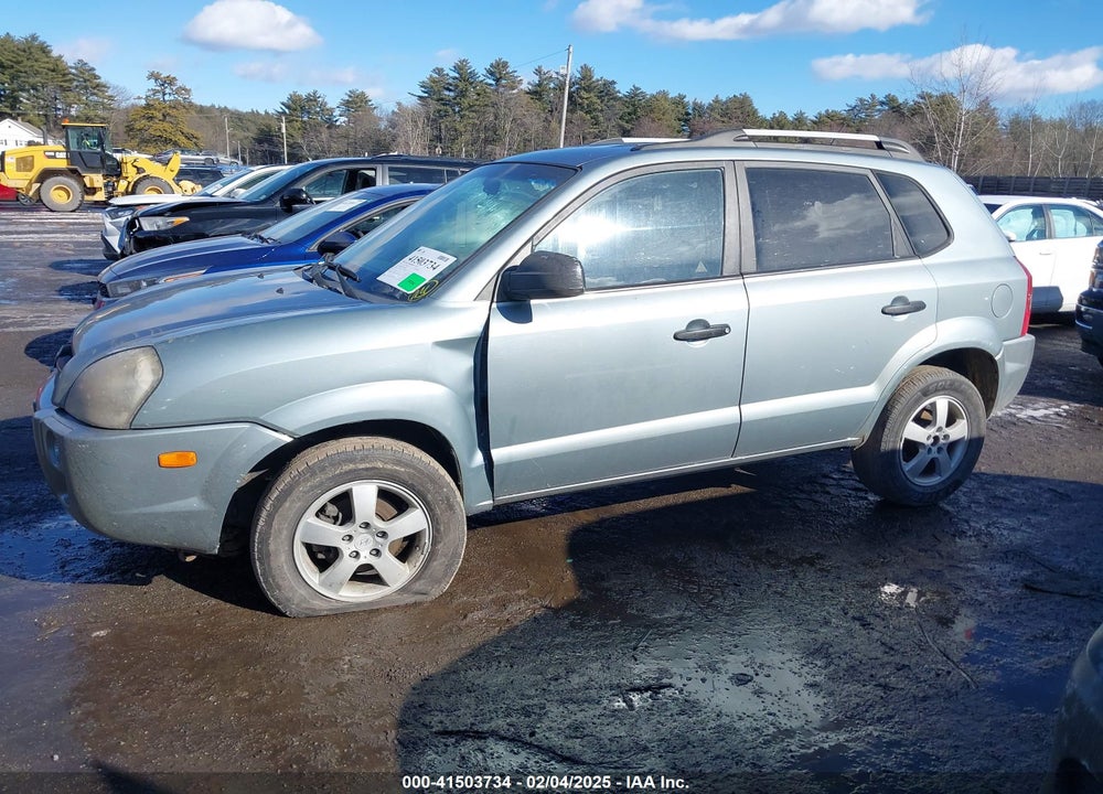 2007 HYUNDAI TUCSON GLS VIN: KM8JM12B67U536463