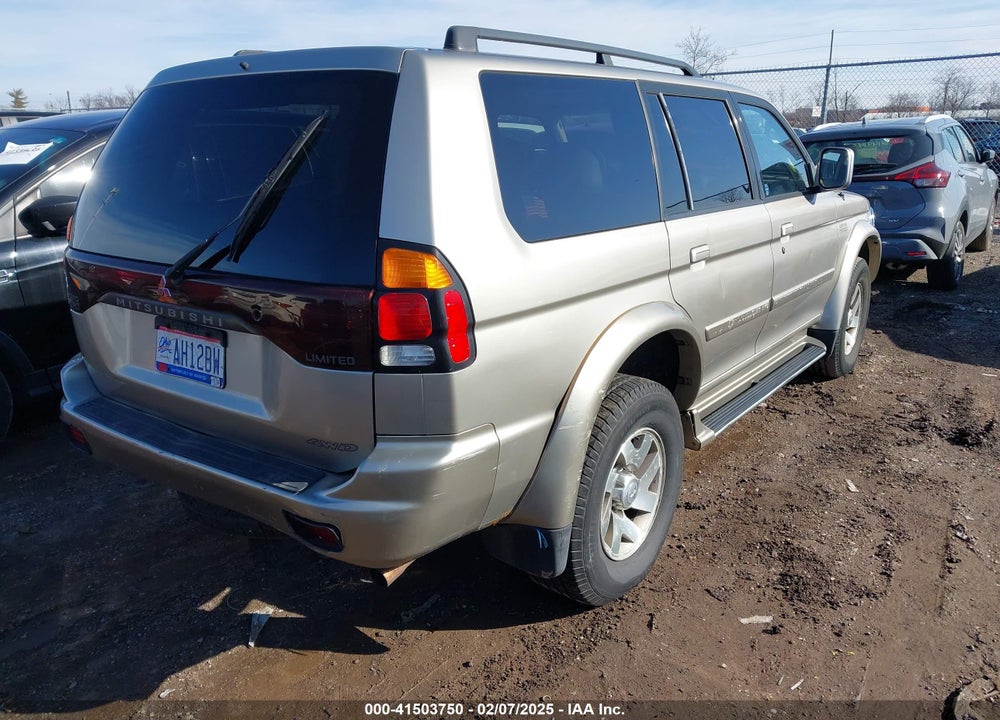 2001 MITSUBISHI MONTERO SPORT LTD VIN: JA4MT41R61P038137