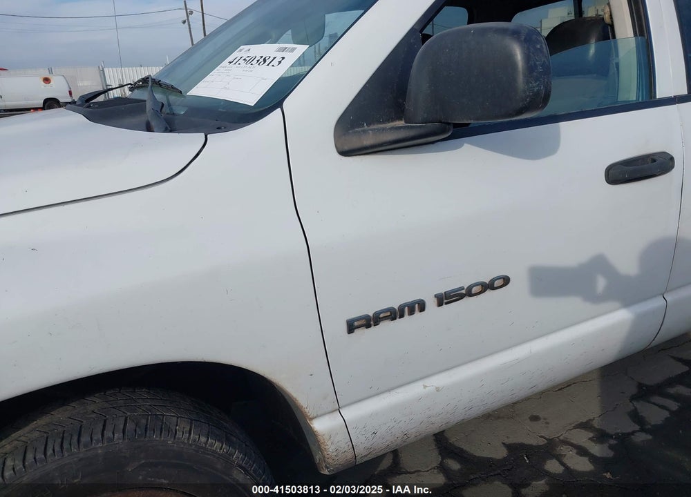 2002 DODGE RAM 1500 ST VIN: 3D7HA18N62G176559