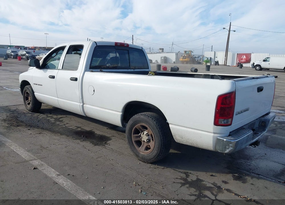 2002 DODGE RAM 1500 ST VIN: 3D7HA18N62G176559