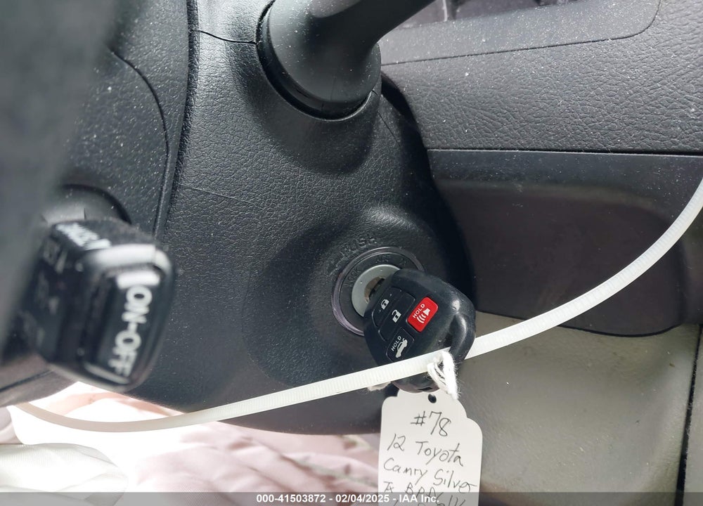 2012 TOYOTA CAMRY VIN: 4T4BF1FK2CR266284