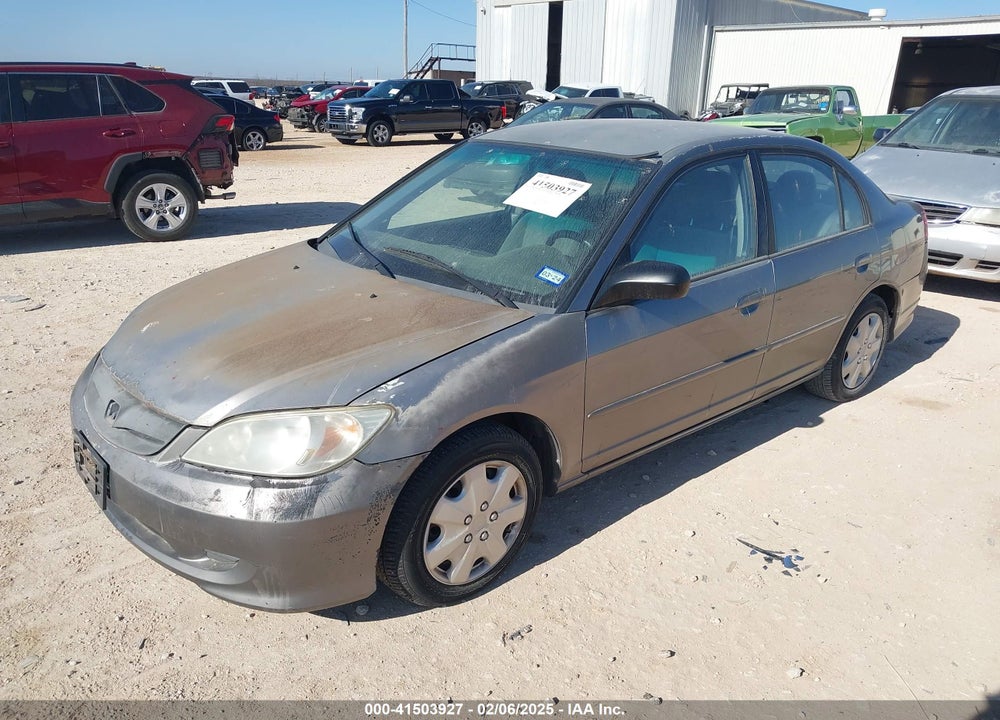 2005 HONDA CIVIC LX VIN: 2HGES16595H633500